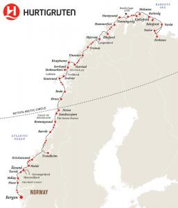 hurtigruten northern lights cruise 2022