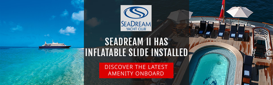 SeaDream Yacht Club Install Inflatable Slide On SeaDream II