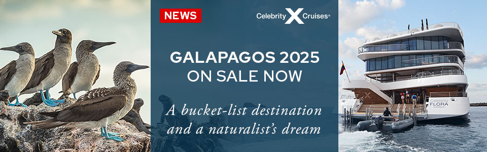 New 2025 Galapagos Season Onboard Celebrity Flora