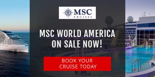 MSC World America Now On Sale