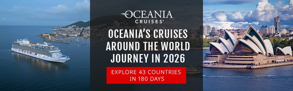 Oceania Cruises – Around the World Journey 2026