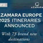 Azamara 2025 Sailings Announced