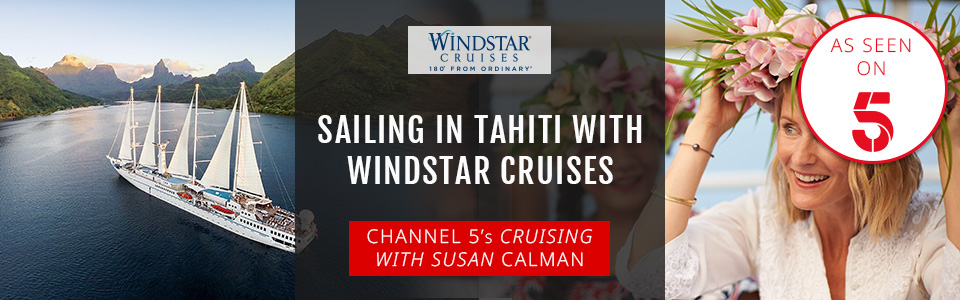 Cruising With Susan Calman In Tahiti with Windstar