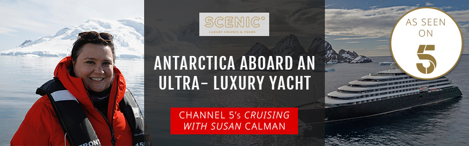 Cruising with Susan Calman Explores Antarctica Aboard Scenic Eclipse