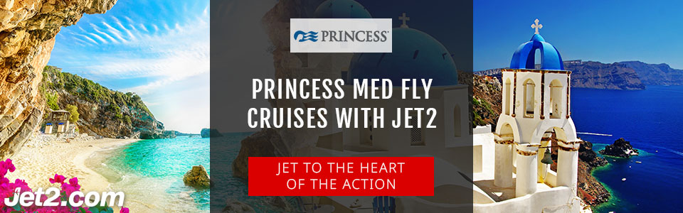 Princess Cruises Announce Jet2.com Flights For Mediterranean 2025 Fly Cruises