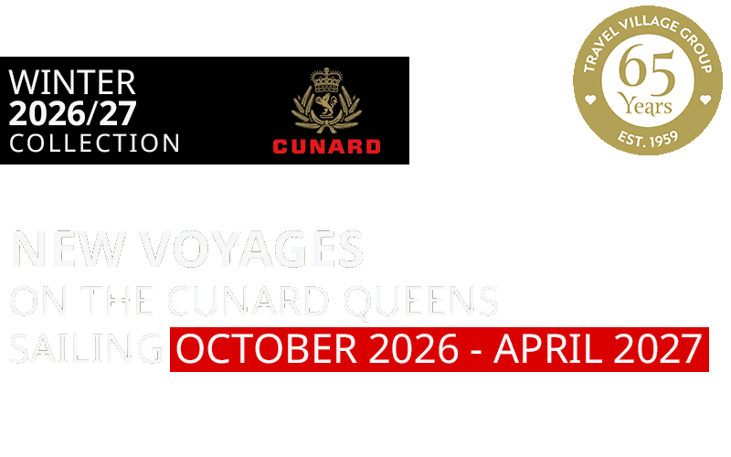 Cunard 2026/27 Winter Collection on sale